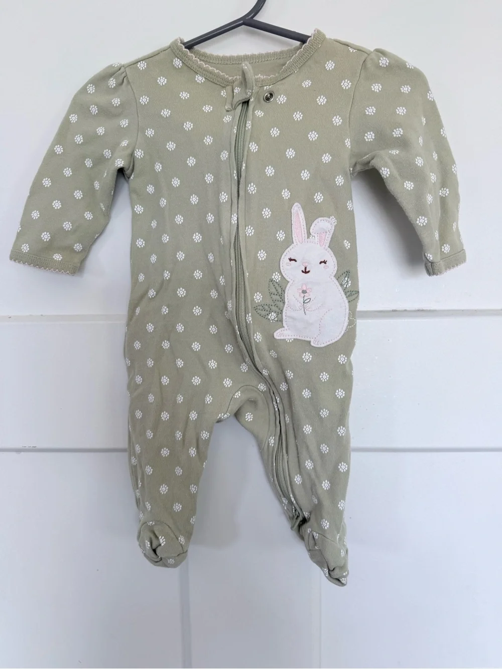 Baby Girls Mixed Footed Sleepers - Pink, Mauve, Lavender, Green, White